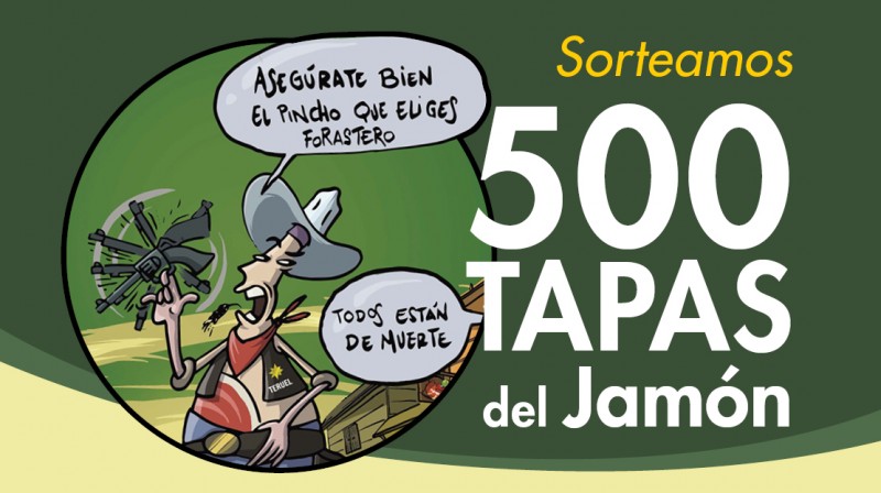 Sorteamos 500 tapas de jamón