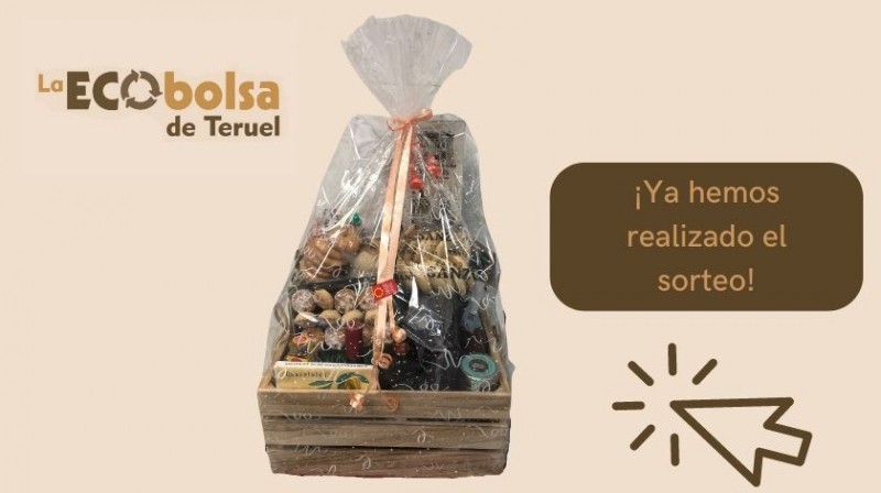 Cesta de productos turolenses, ecológicos y de Km0