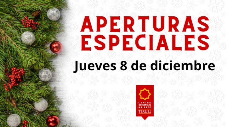 Aperturas especiales en el puente de diciembre