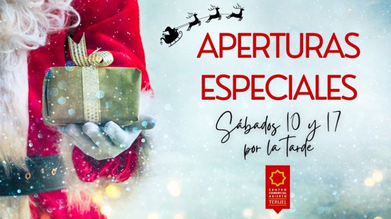 Aperturas especiales sábados de Navidad