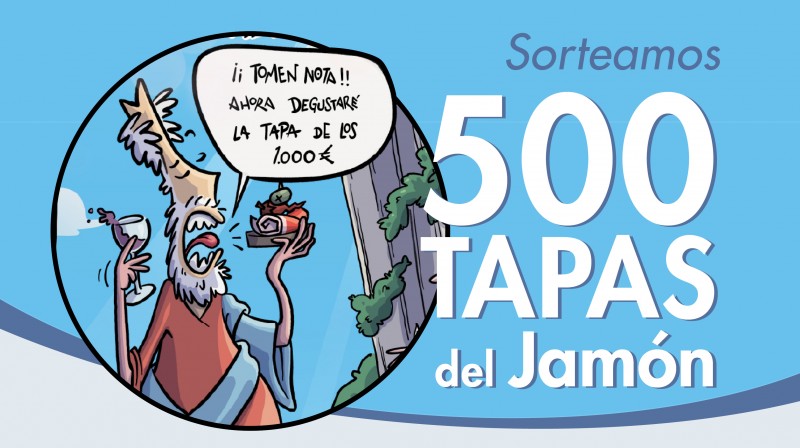 Sorteamos 500 tapas del jamón