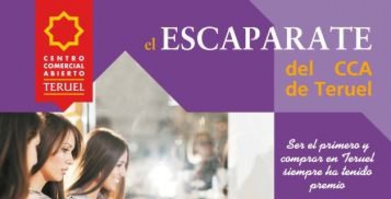 Folleto Escaparate CCA. Compra en Teruel y llévate premio.