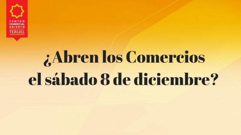 ¿Qué comercios abren el sábado 8 de diciembre?