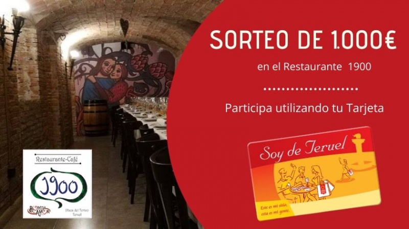 Sorteo de 1.000€ en el Restaurante 1.900