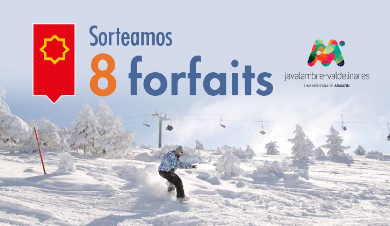 Llegó la nieve y las pistas vuelven a abrir este finde por eso... ¡Sorteamos 8 forfaits!