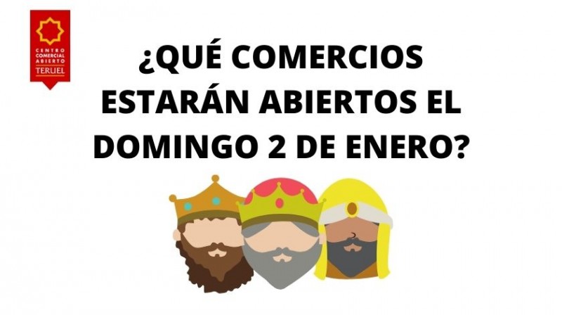 Aperturas especiales el domingo 2 de enero