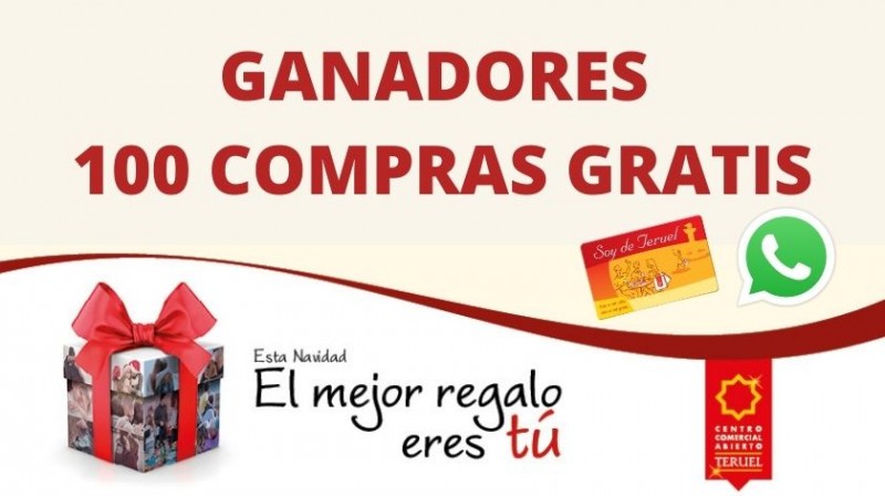 Ganadores del sorteo 100 compras gratis