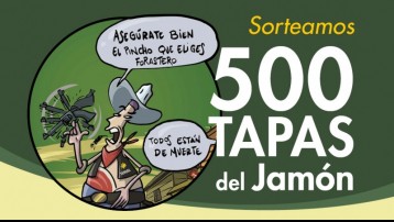 Sorteamos 500 tapas de jamón