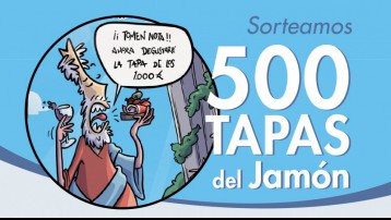 Sorteamos 500 tapas del jamón