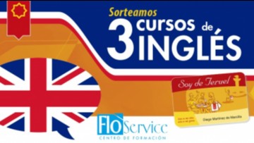 Con la Tarjeta SOYDETERUEL sorteamos 3 cursos de inglés en Flo Service