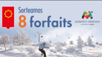 Llegó la nieve y las pistas vuelven a abrir este finde por eso... ¡Sorteamos 8 forfaits!