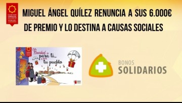 El ganador de la campaña de Navidad del CCA de Teruel, renuncia a sus 6.000€ para que sea repartido entre gente más necesitada